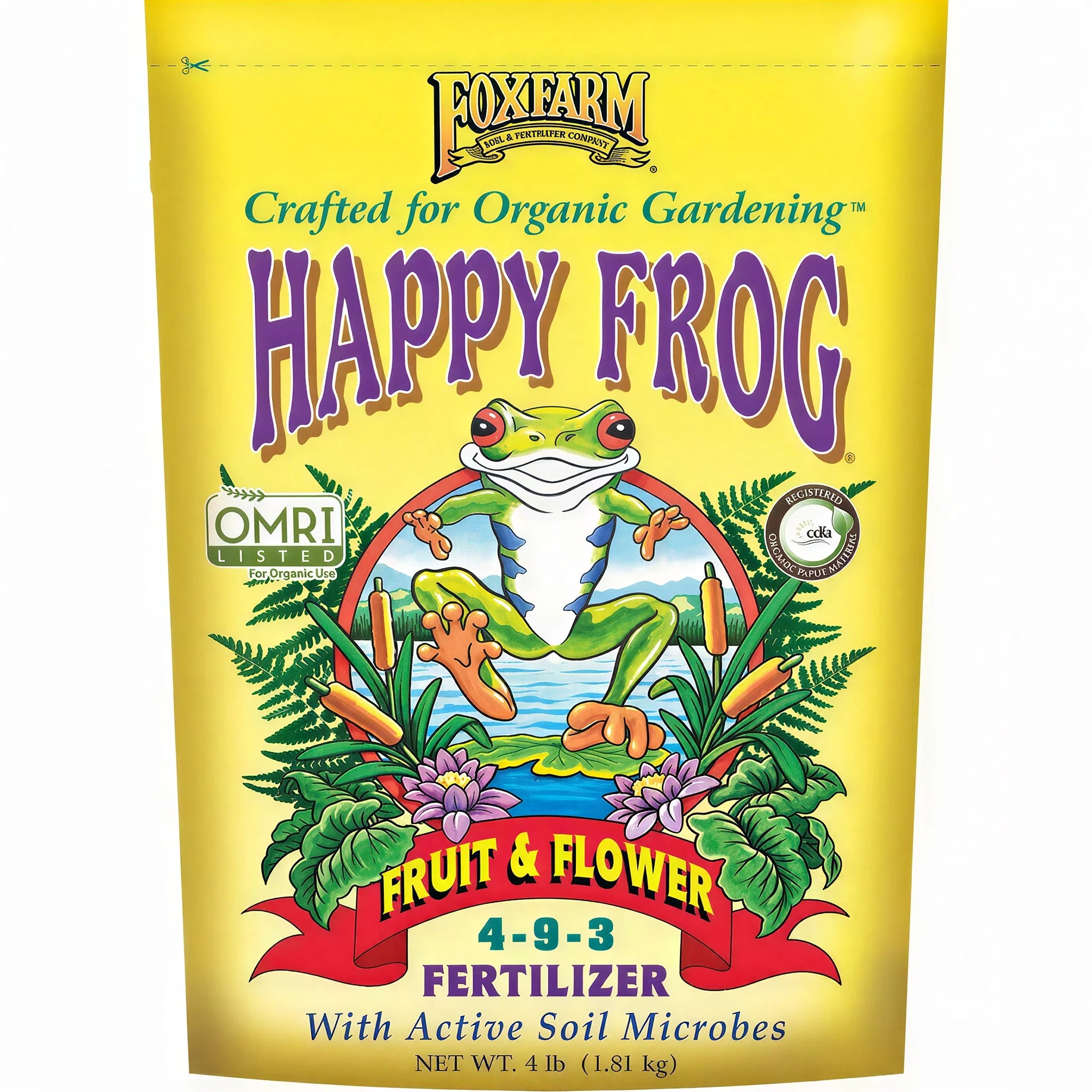 FoxFarm Happy Frog Fruit & Flower Organic Fertilizer
