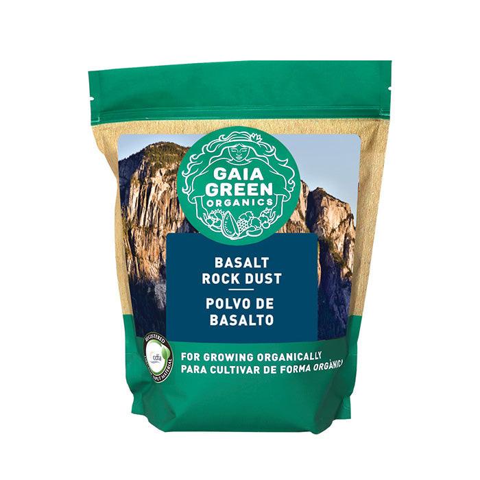 Gaia Green Basalt Rock Dust, 2 Kilogram Pouch