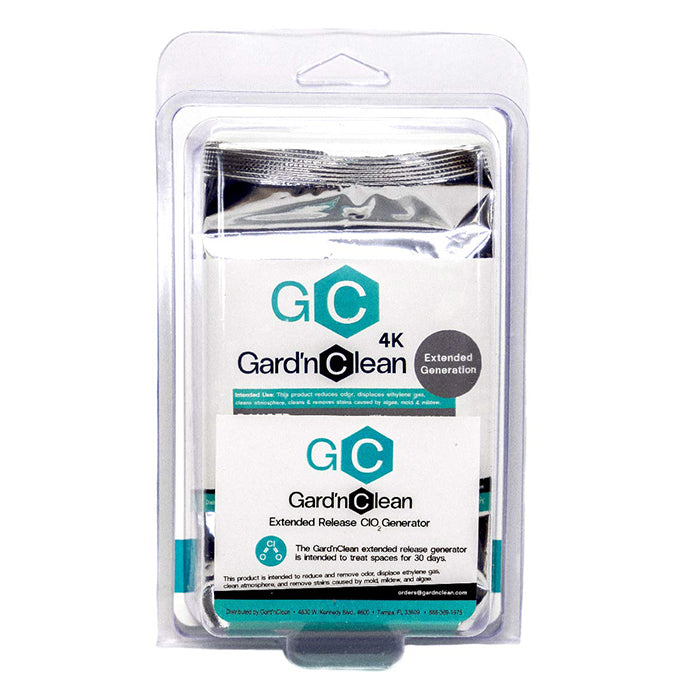 GardnClean Extended Release Chlorine Dioxide (ClO2) Deodorizer & Cleaner - 4,000 cu. ft.