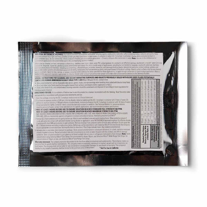 GardnClean Liquid Mix Chlorine Dioxide (CIO2) Disinfectant & Sanitizer - 2 Gallons