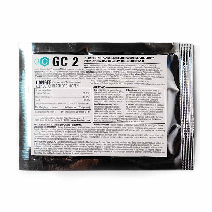 GardnClean Liquid Mix Chlorine Dioxide (CIO2) Disinfectant & Sanitizer - 2 Gallons