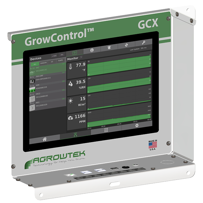 Agrowtek GrowControl GCX Complete Nutrient Dosing & Environmental Controller