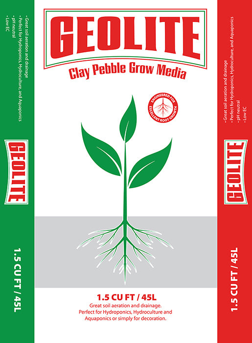 Geolite Clay Pebbles, 45 Liter Bag