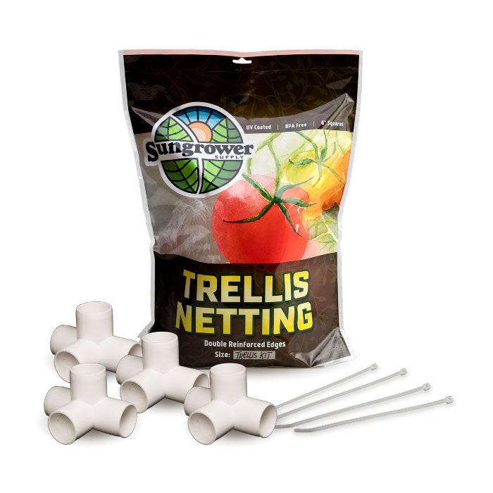 GeoPot GeoPlanter Trellis Netting Kit, 48 Inch x 48 Inch