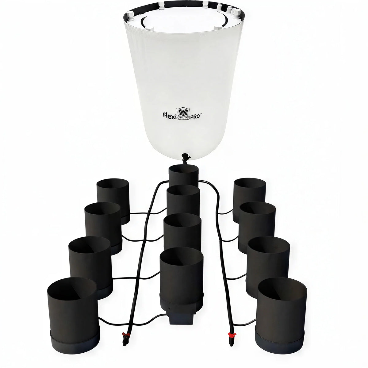 AutoPot 12 Pot GeoPot Watering System with 5 Gallon GeoPots, 60 Gallon Pro FlexiTank