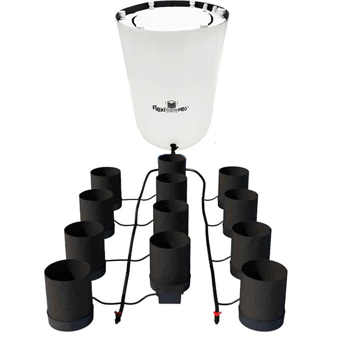 AutoPot 12 Pot GeoPot Watering System with 5 Gallon GeoPots, 60 Gallon Pro FlexiTank