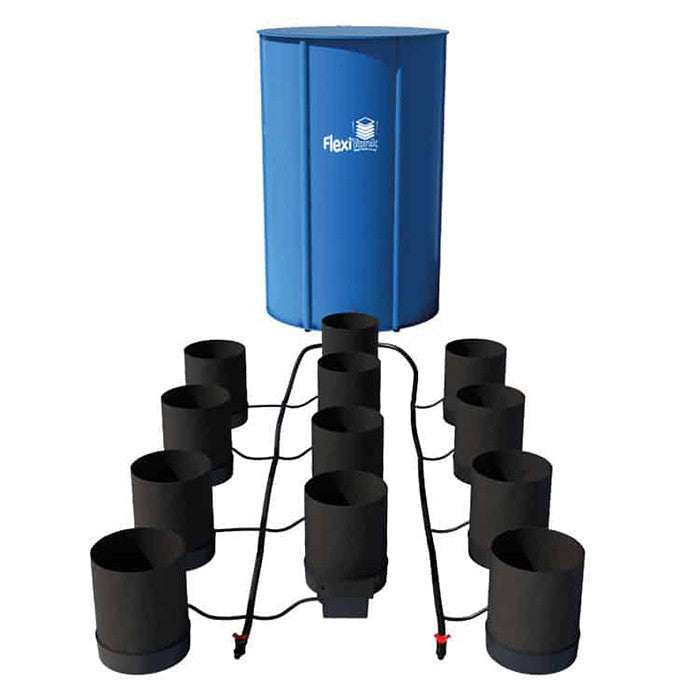 AutoPot 12 Pot GeoPot Watering System with 3 Gallon GeoPots, 60 Gallon FlexiTank