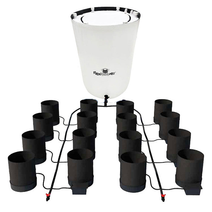 AutoPot 16 Pot GeoPot Watering System with 3 Gallon GeoPots, 60 Gallon Pro FlexiTank
