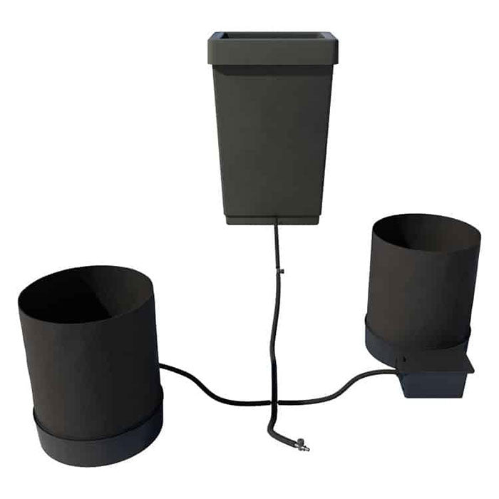 AutoPot 2 Pot GeoPot Watering System with 5 Gallon GeoPots, 12.4 Gallon Reservoir