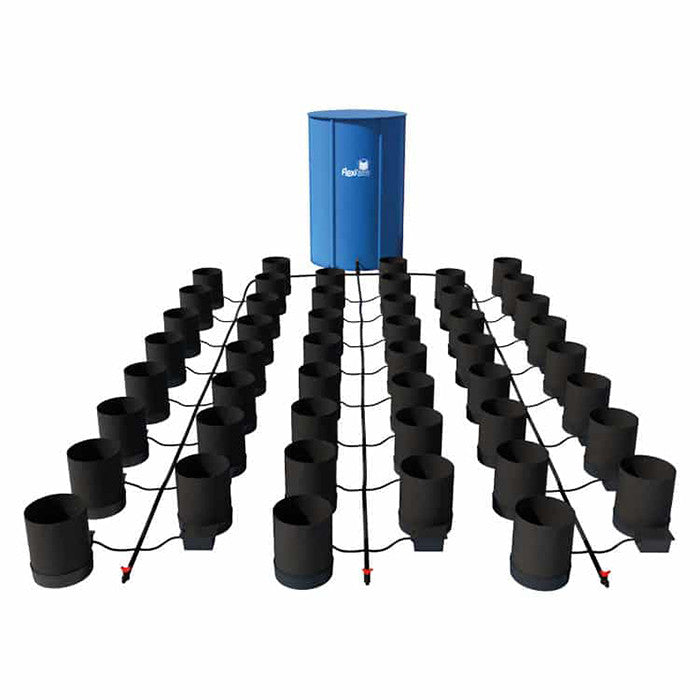 AutoPot 48 Pot GeoPot Watering System with 5 Gallon GeoPots, 105 Gallon FlexiTank