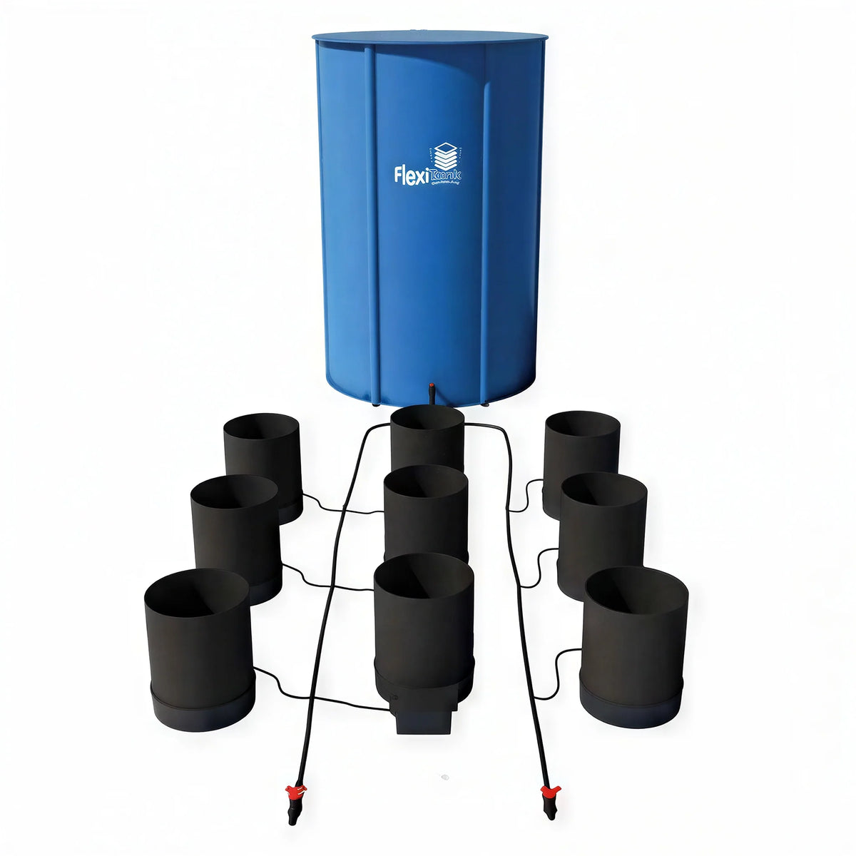 AutoPot 9 Pot GeoPot Watering System with 3 Gallon GeoPots, 25 Gallon FlexiTank