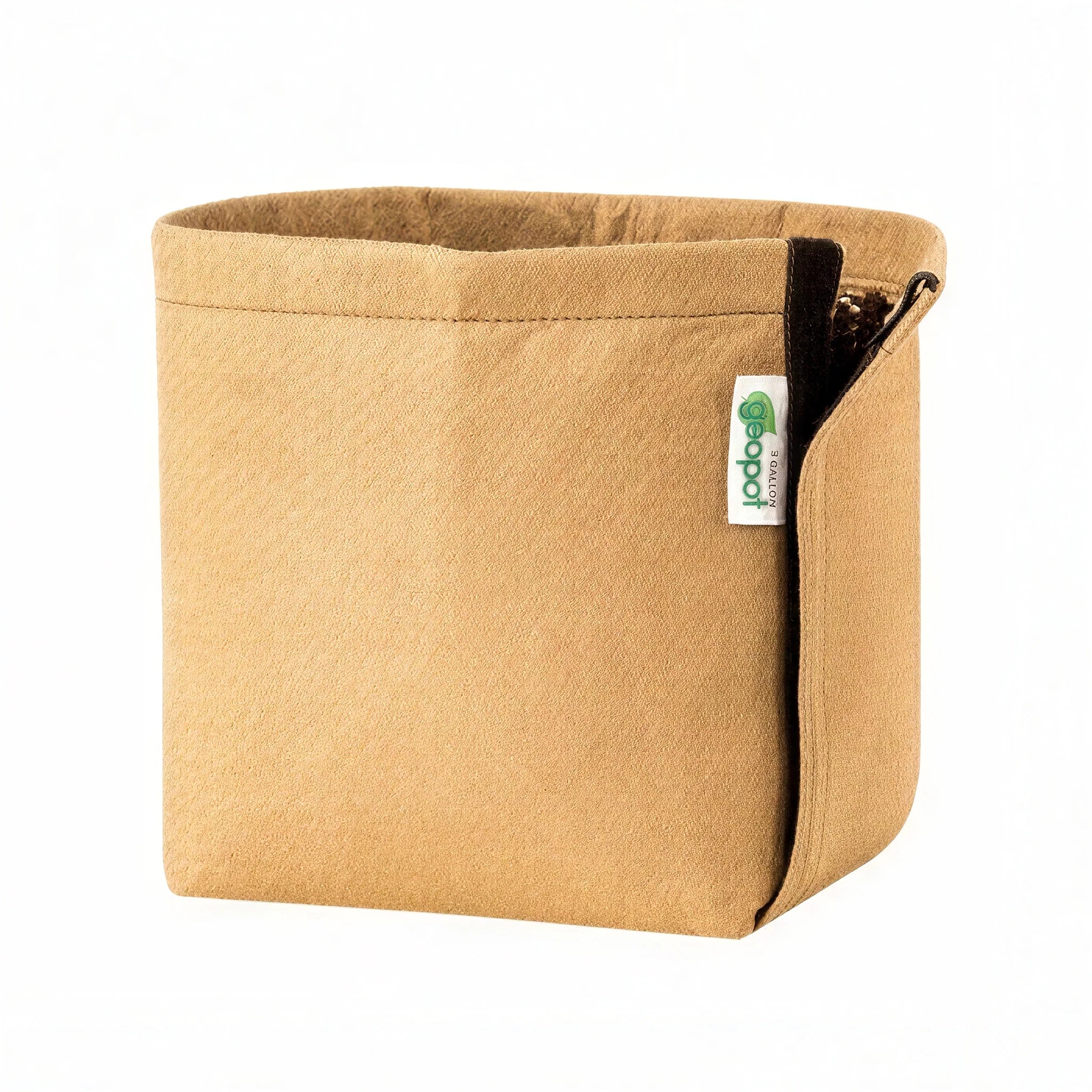 GeoPot Tan Velcro Seam Transplanter Fabric Pot, 7 Gallon