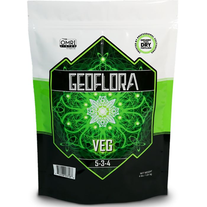 GeoFlora Veg Organic Dry Fertilizer - 4 lb.