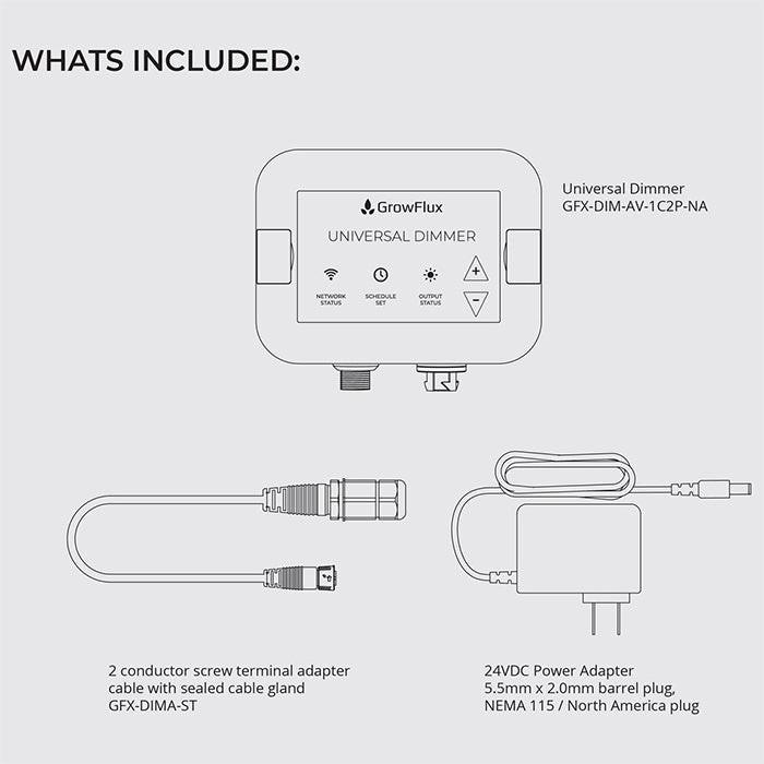 GrowFlux Universal Dimmer, Single Channel