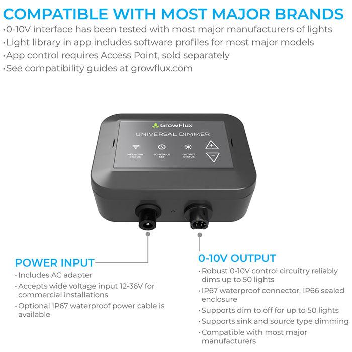 GrowFlux Universal Dimmer, Single Channel