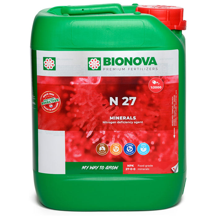Bionova N 27 Nitrogen Mineral Additive, 5 Liter