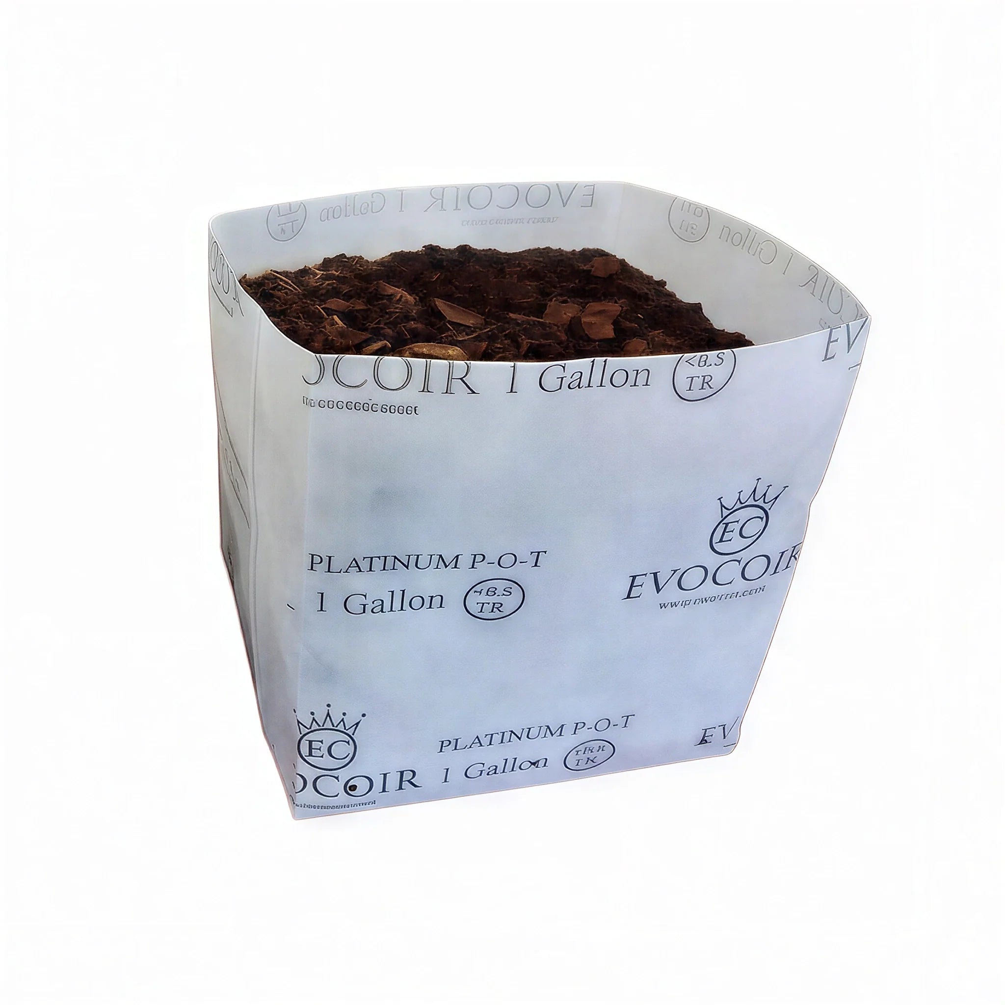 Evocoir Platinum 70/30 Treated Coco Blend Open Top Plastic Grow Bag