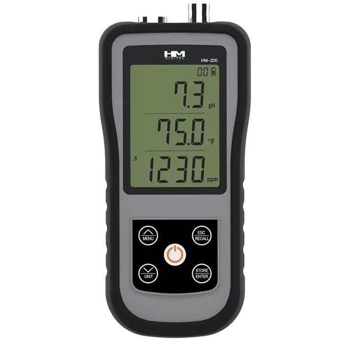 HM Digital HM-200 pH/EC/TDS/Temp Monitor