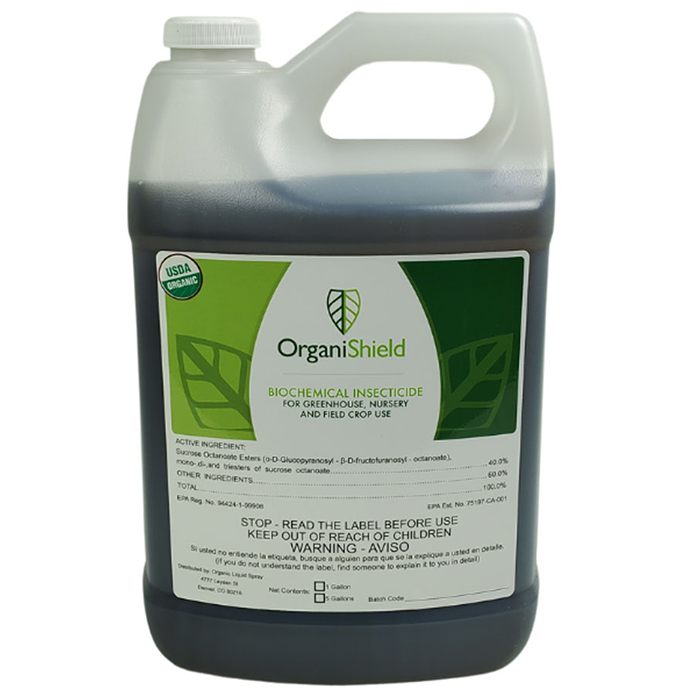 OrganiShield Organic Pesticide Sucrose Octanoate, 1 Gallon