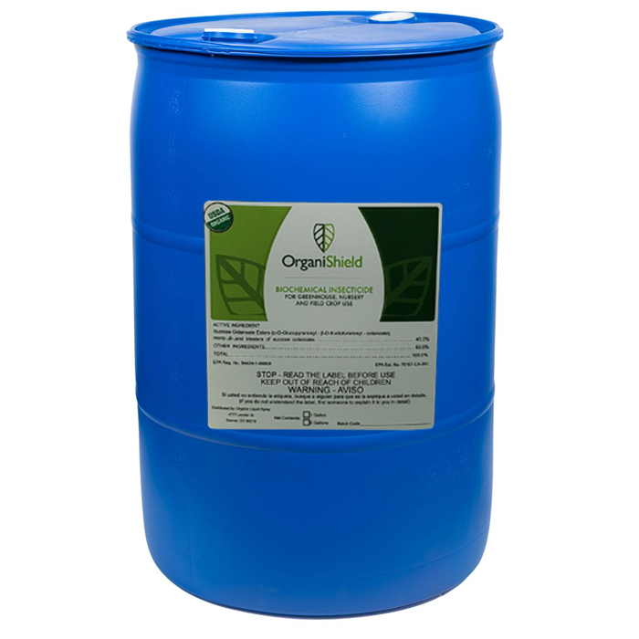best organic insecticide for indoor plants OrganiShield Organic Pesticide Sucrose Octanoate, 50 Gal