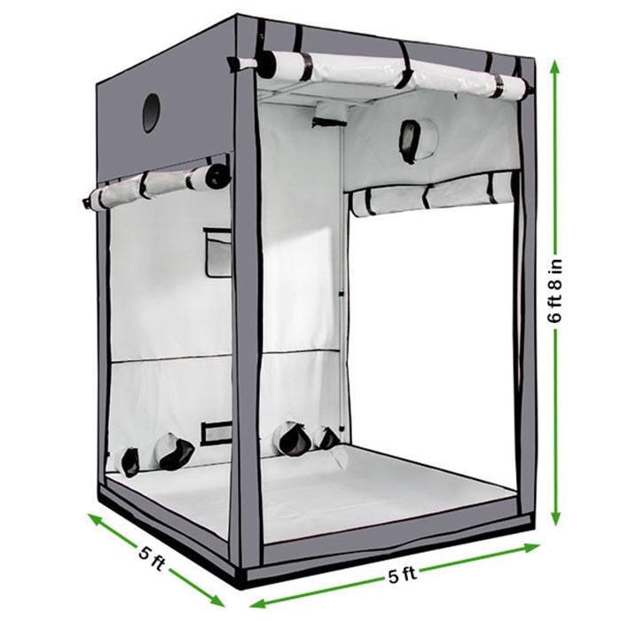 HighDroGro 55 - 5' x 5' x 6.75' Grow Tent