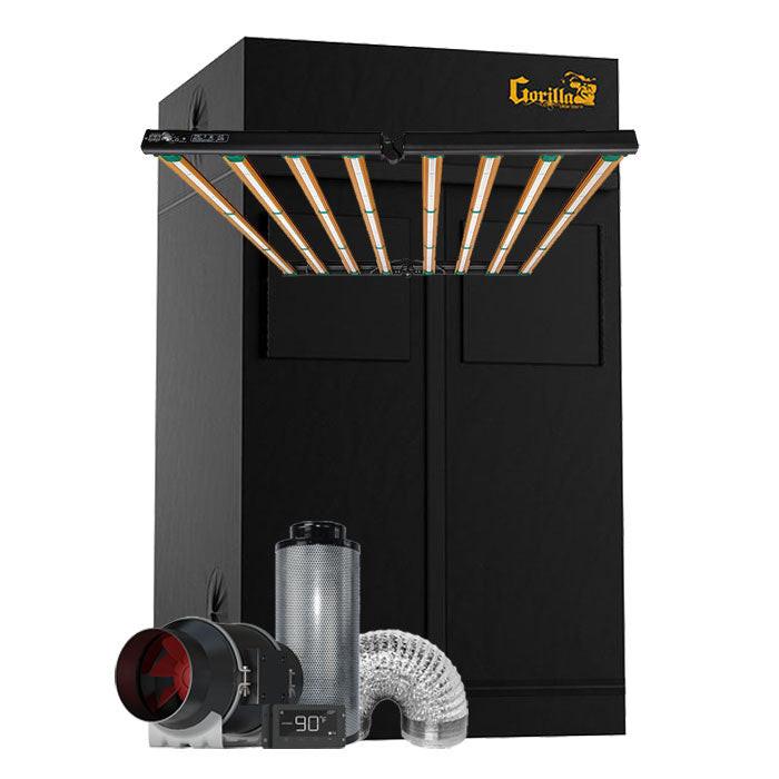 Gorilla Grow Tent 4' x 4' Growers Choice ROI-E720 LED Grow Tent Kit With Automated Ventilation Package