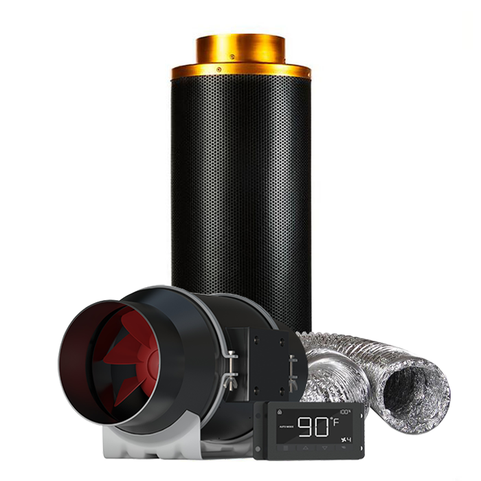 Gorilla 6" x 24" Smart Ventilation and Odor Control Kit, 500 CFM