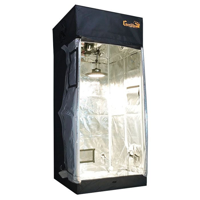Gorilla Grow Tent 3' x 3' 150 Watt UFO LED Grow Tent Kit With Automated Ventilation Package