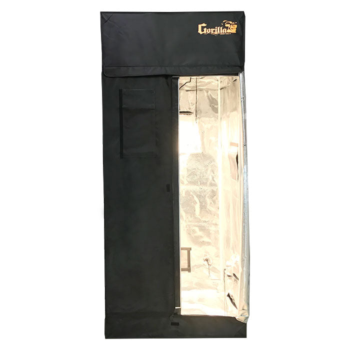 Gorilla Grow Tent 3' x 3' 150 Watt UFO LED Grow Tent Kit With Automated Ventilation Package