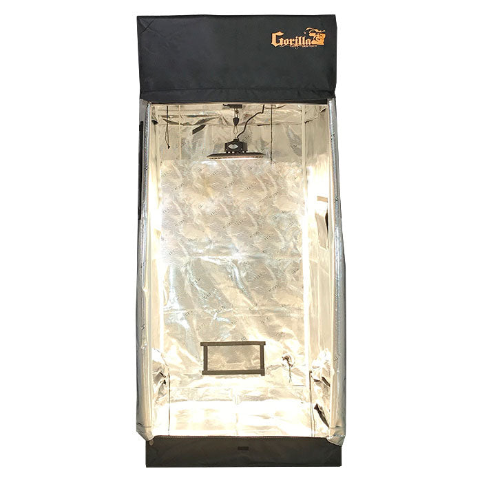 Gorilla Grow Tent 3' x 3' 150 Watt UFO LED Grow Tent Kit With Automated Ventilation Package