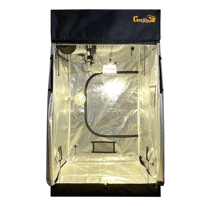 Gorilla Grow Tent 4' x 4' Growers Choice 500 Watt CMH Grow Tent Kit With Automated Ventilation Package