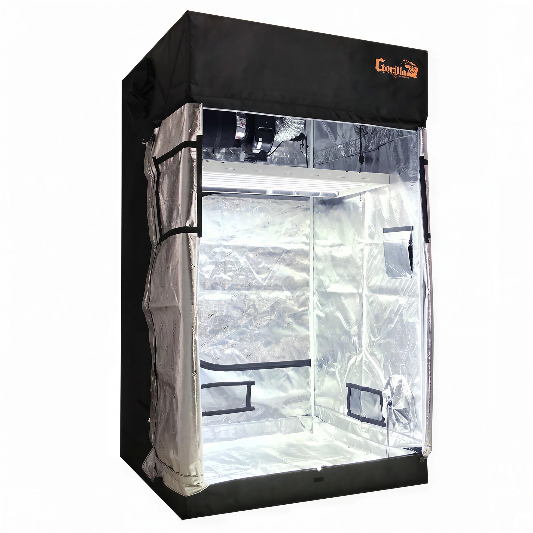 Gorilla Grow Tent 4' x 4' Fluorescent T5 Grow Tent Kit With Automated Ventilation Package