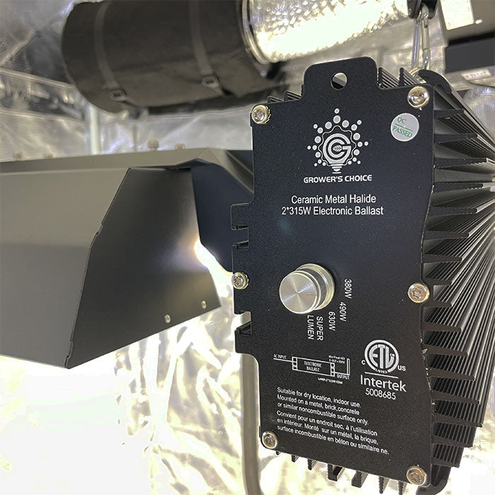 Gorilla Grow Tent 5' x 5' Growers Choice 630 Watt CMH Grow Tent Kit With Automated Ventilation Package