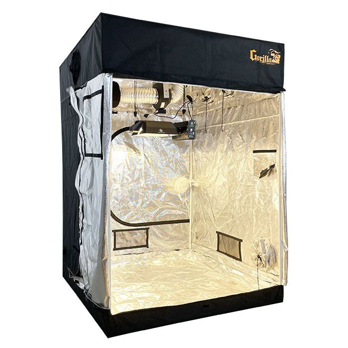 Gorilla Grow Tent 5' x 5' Growers Choice 630 Watt CMH Grow Tent Kit With Automated Ventilation Package