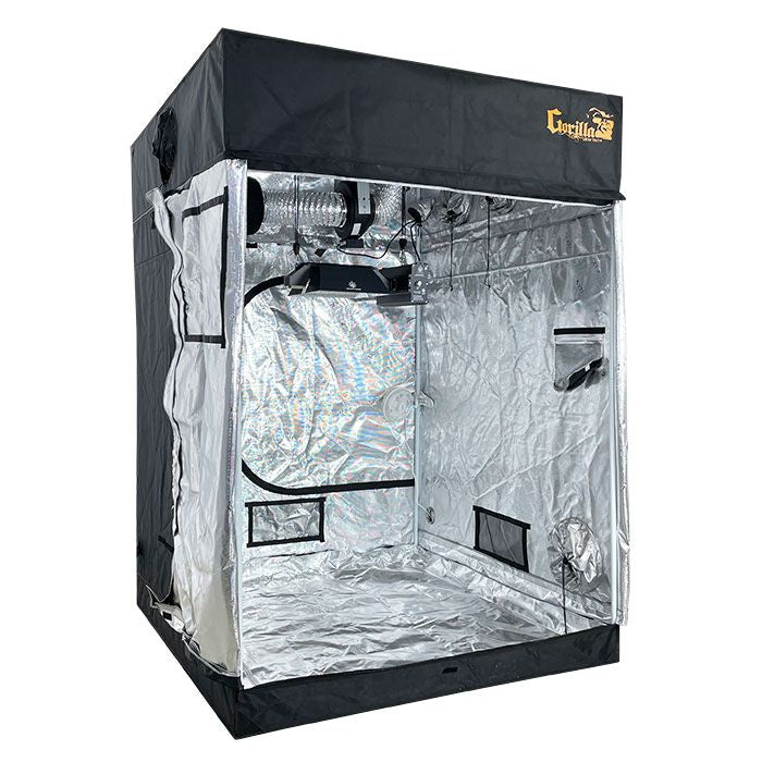 Gorilla Grow Tent 5' x 5' Growers Choice 630 Watt CMH Grow Tent Kit With Automated Ventilation Package