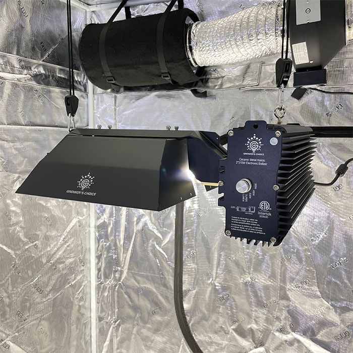 Gorilla Grow Tent 5' x 5' Growers Choice 630 Watt CMH Grow Tent Kit With Automated Ventilation Package