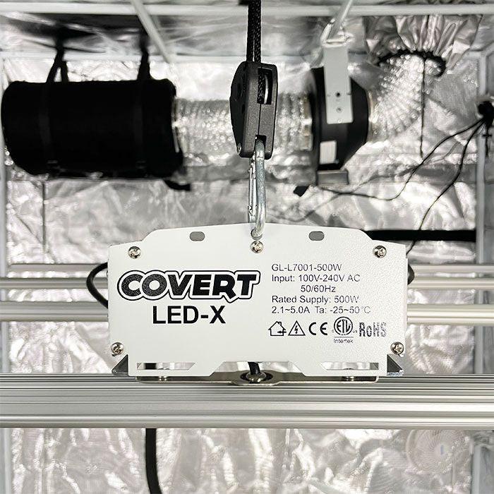 Gorilla Grow Tent 5' x 5' 500 Watt Covert LED-X Grow Tent Kit With Automated Ventilation Package