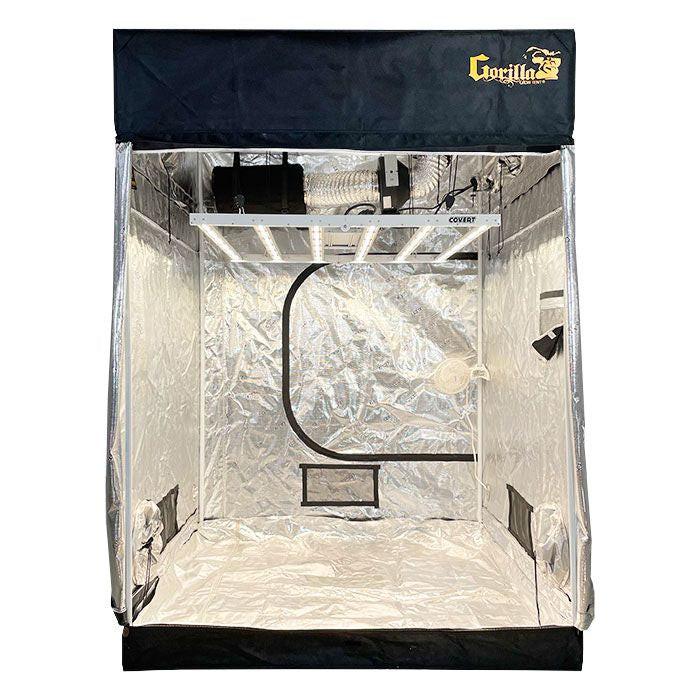 Gorilla Grow Tent 5' x 5' 630 Watt Covert PRO LED Grow Tent Kit With Automated Ventilation Package