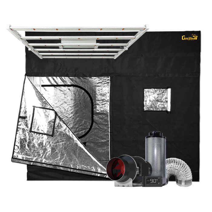 Gorilla Grow Tent 5' x 9' 630 Watt PRO LED Grow Tent Kit With Automated  Ventilation Package