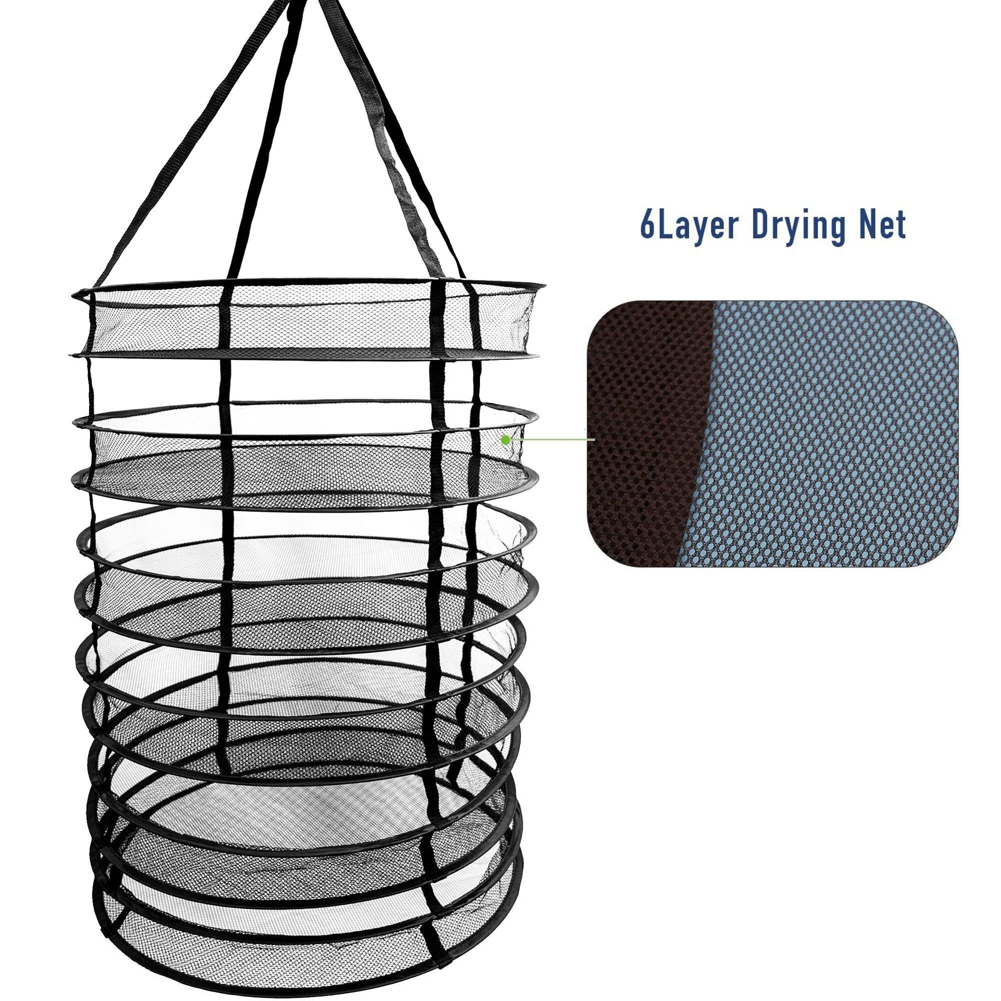 Common Culture 24in Collapsible Hanging Herb Drying Rack System.