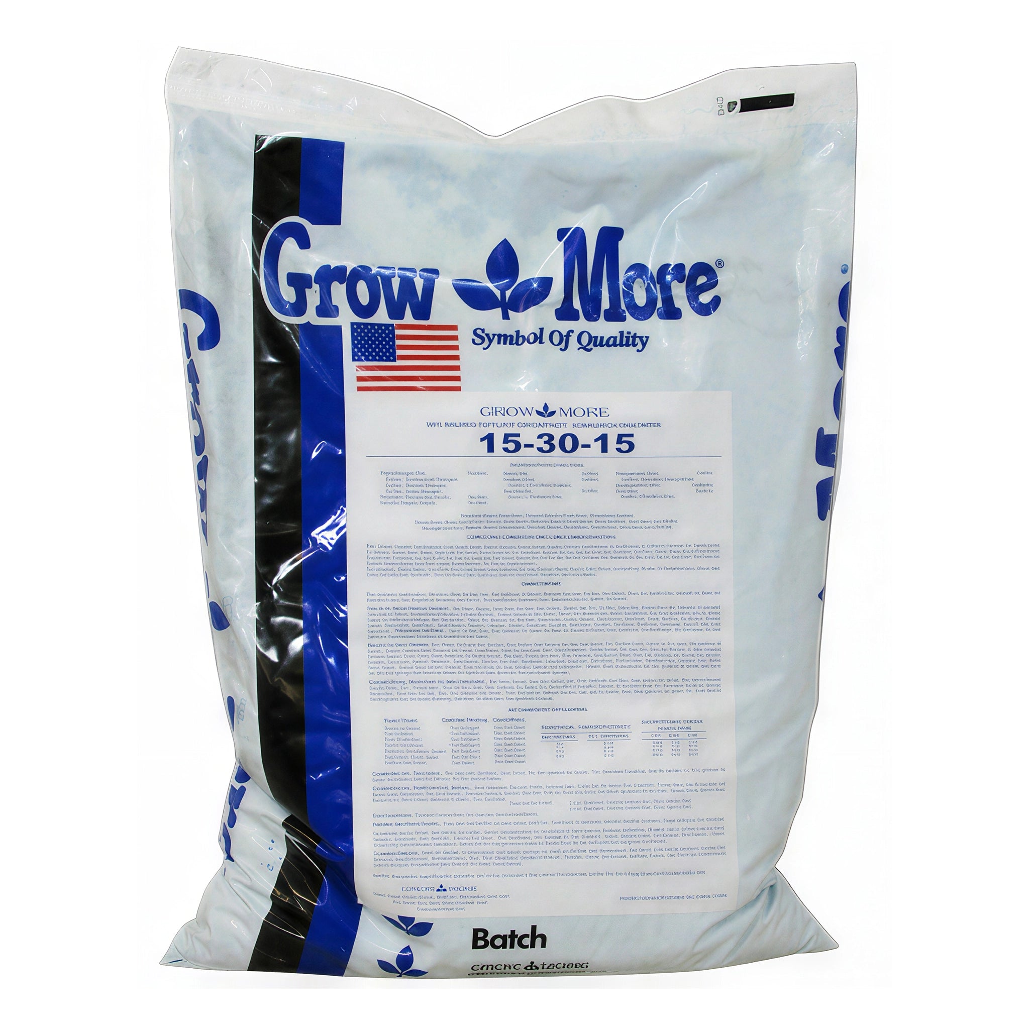 Grow More Fertilizer 15-30-15, 25 lbs.