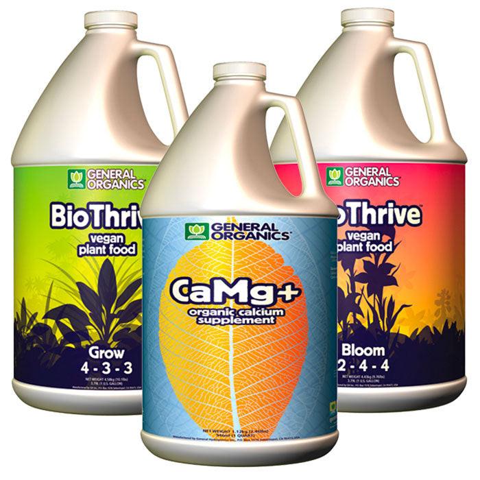 General Organics BioThrive Basic Soil Nutrient Package - Medium