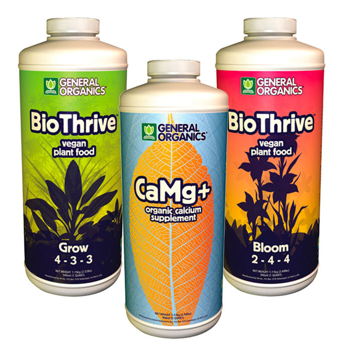 General Organics BioThrive Basic Soil Nutrient Package - Small