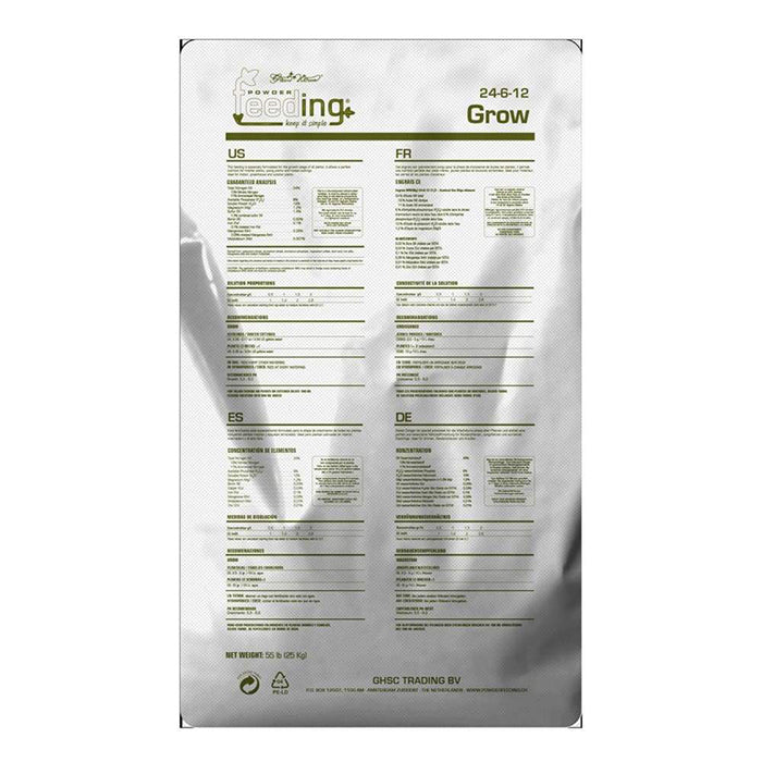 Green House Feeding Mineral Line Grow, 25 Kg