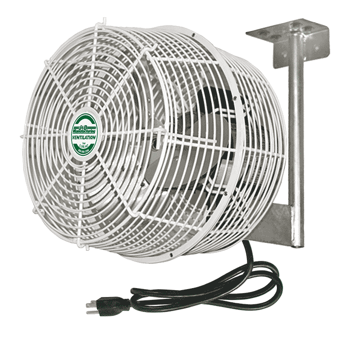 J&D Manufacturing Green Breeze HAF Recirculating Fan, 24"