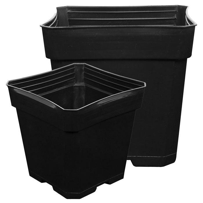 Gro Pro Black Plastic Pot