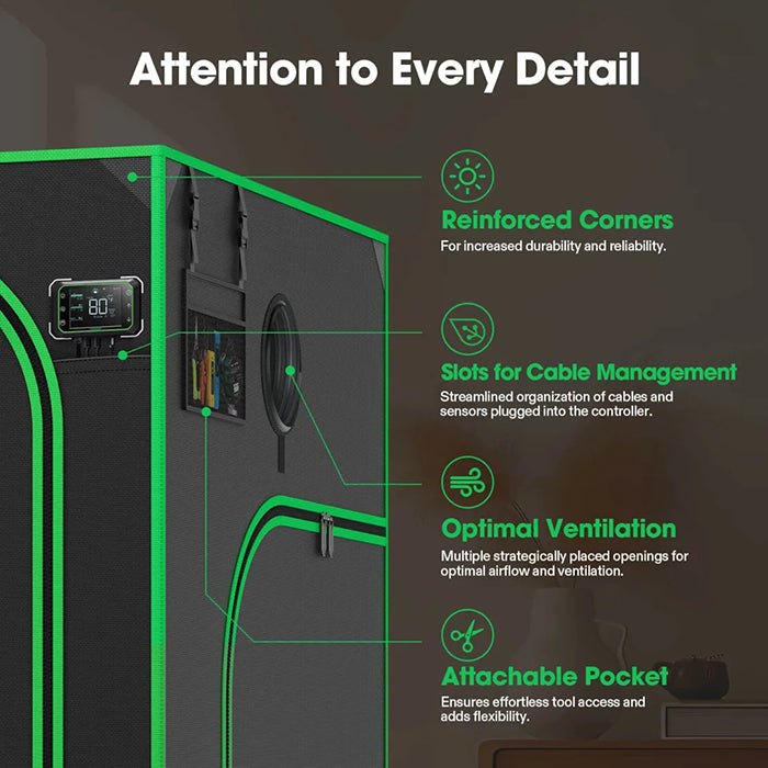 Vivosun P558 5' x 5' Grow Tent Pro