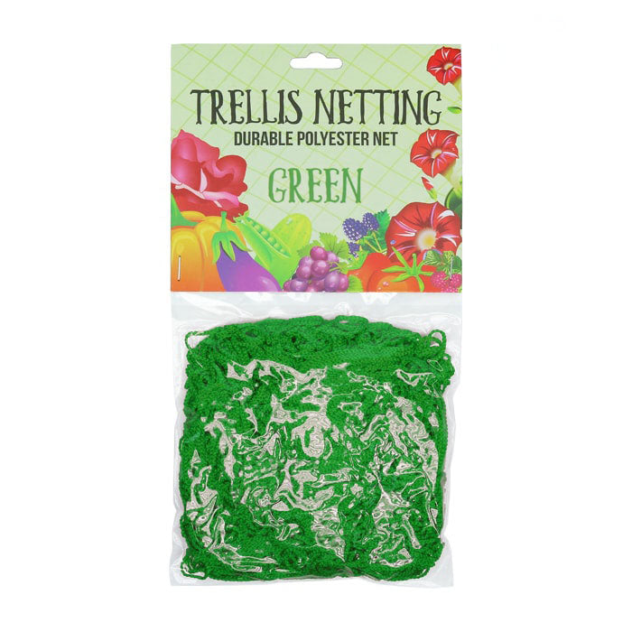 Grow1 Trellis Netting 5 ft x 60 ft with 6 in Squares, Green