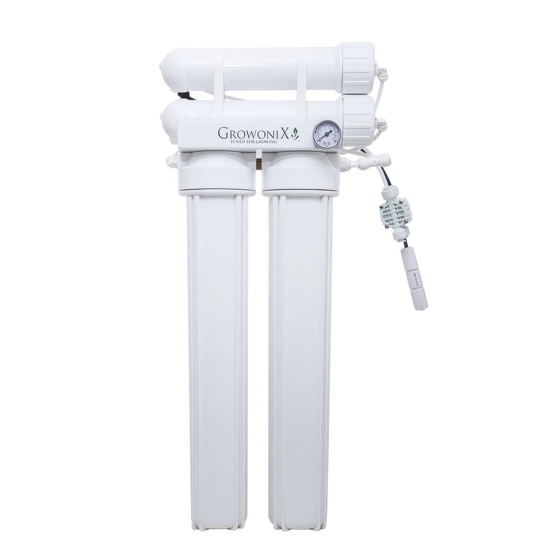 GrowoniX EX400-T - 400 GPD Reverse Osmosis Filtration System with Tall Filters with KDF/CAT Premium Carbon Filter