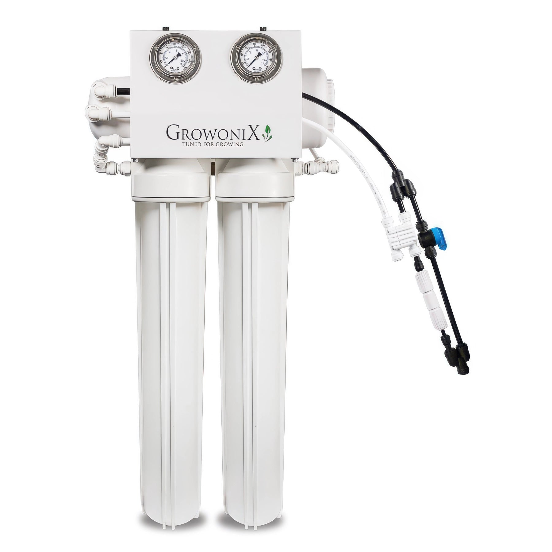 GrowoniX EX800-HF - 870 GPD Reverse Osmosis Filtration System with Tall Filters